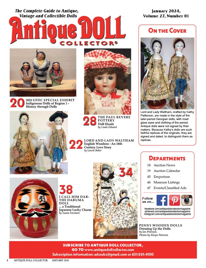 Antique DOLL Collector Sneak Peek   01 2024 Toc 700 